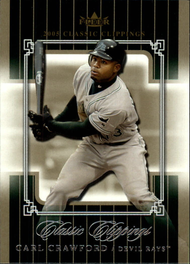 2005 Classic Clippings #33 Carl Crawford