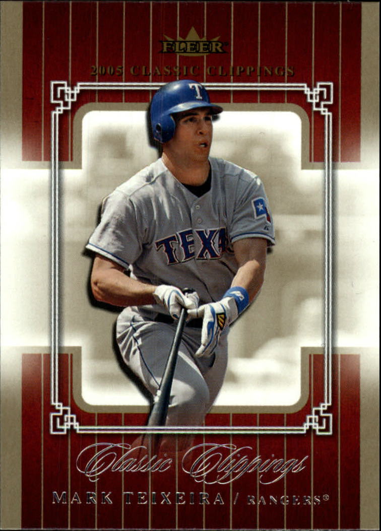 2005 Classic Clippings #55 Mark Teixeira
