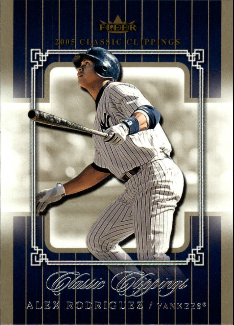 2005 Classic Clippings #75 Alex Rodriguez