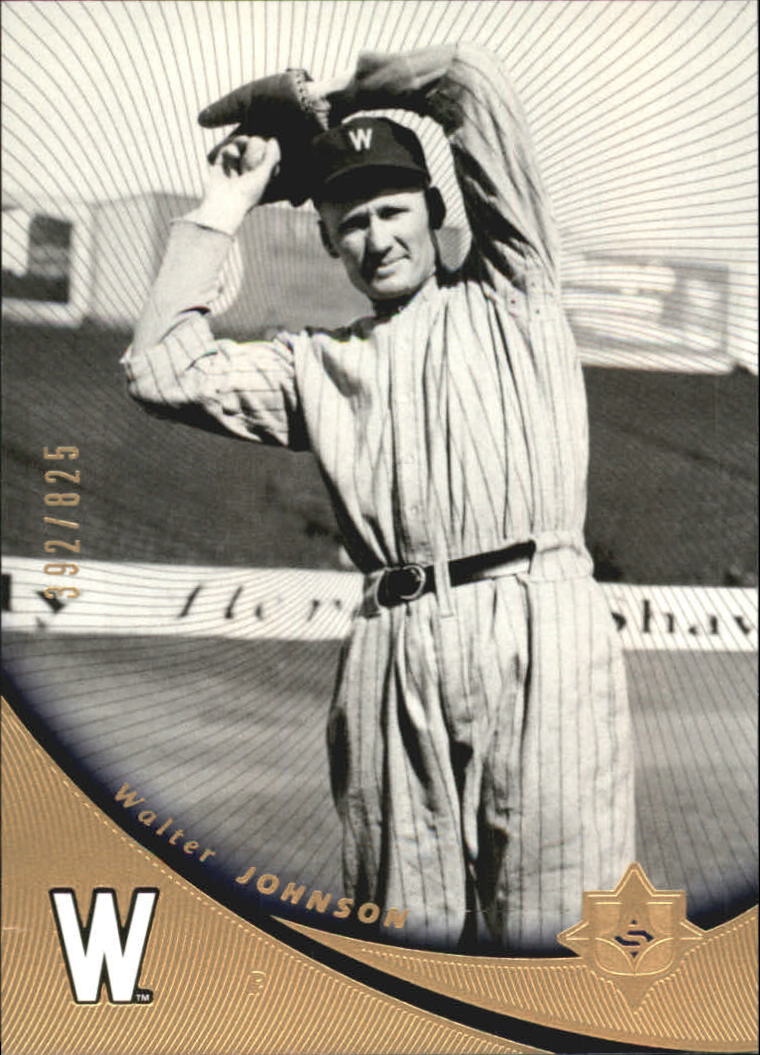 2005 Ultimate Signature #45 Walter Johnson