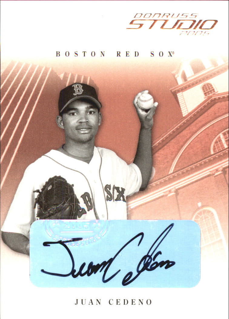2005 Studio Autographs #51 Juan Cedeno