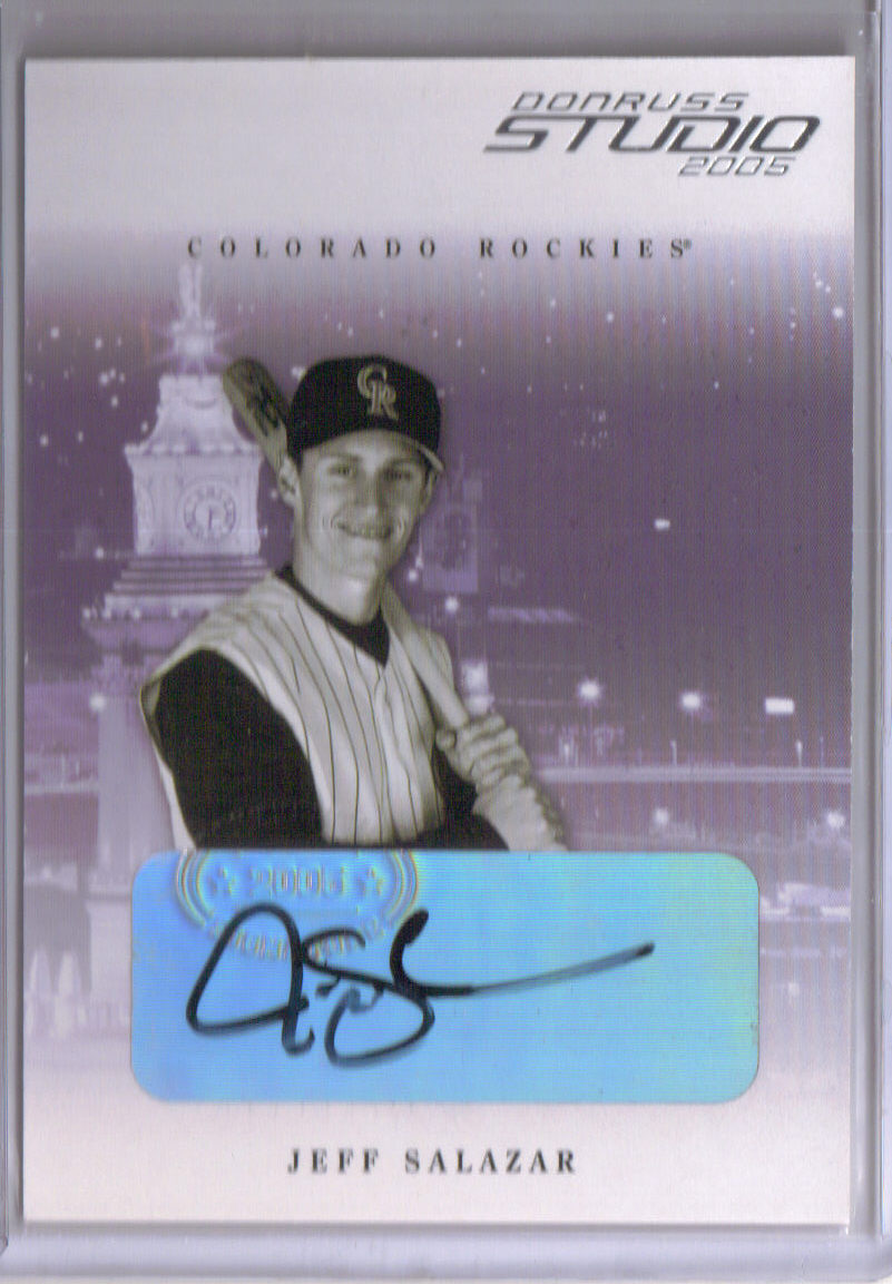 2005 Studio Autographs #101 Jeff Salazar