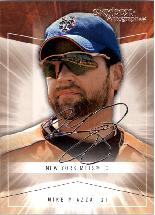2005 SkyBox Autographics #35 Mike Piazza