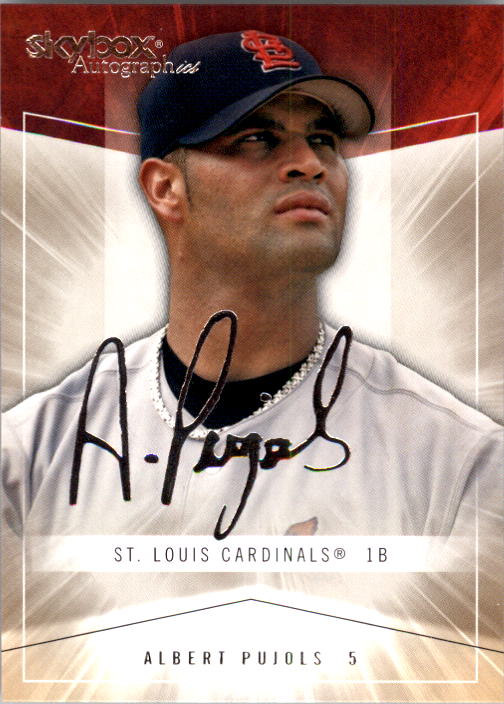 2005 SkyBox Autographics #50 Albert Pujols