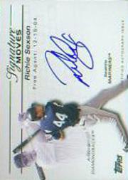 2005 Topps Update Signature Moves #RS Richie Sexson C/275