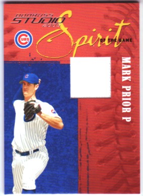 2005 Studio Spirit of the Game Jersey #1 Mark Prior/250