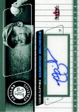 2005 Classic Clippings Diamond Signings Single Blue #NS Nick Swisher