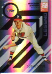 2005 Donruss Elite #168 Warren Spahn RET