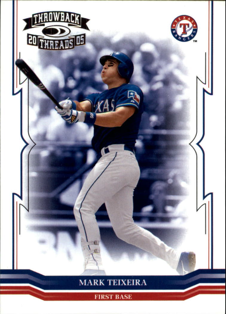 2005 Throwback Threads #12 Mark Teixeira