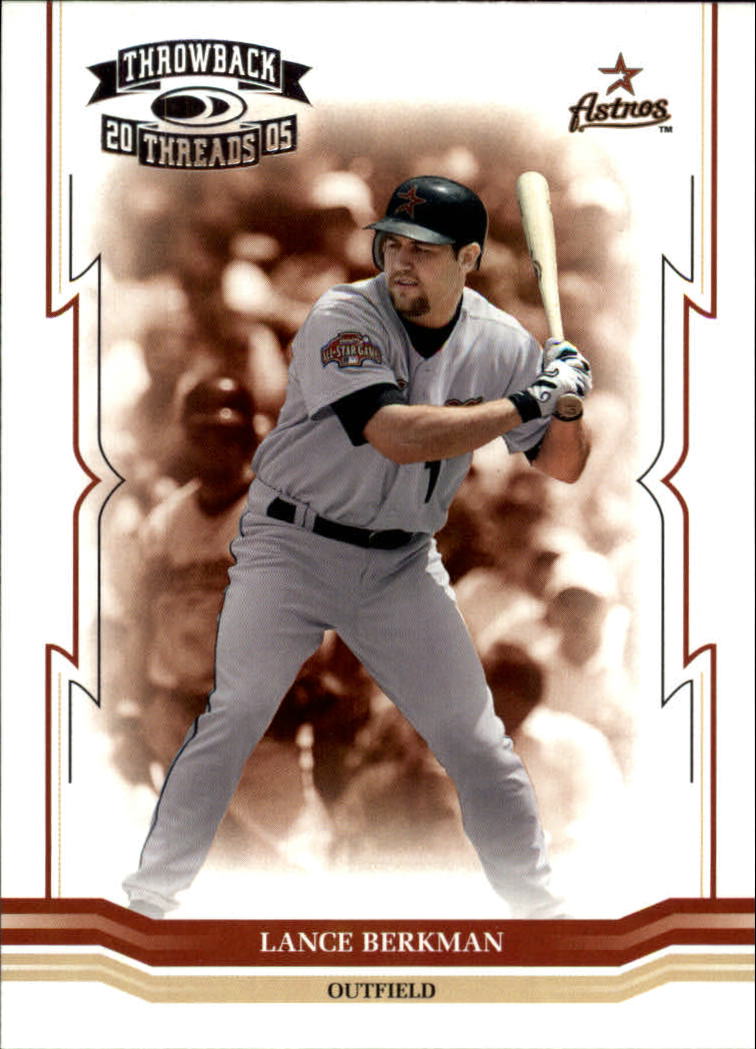 2005 Throwback Threads #17 Lance Berkman
