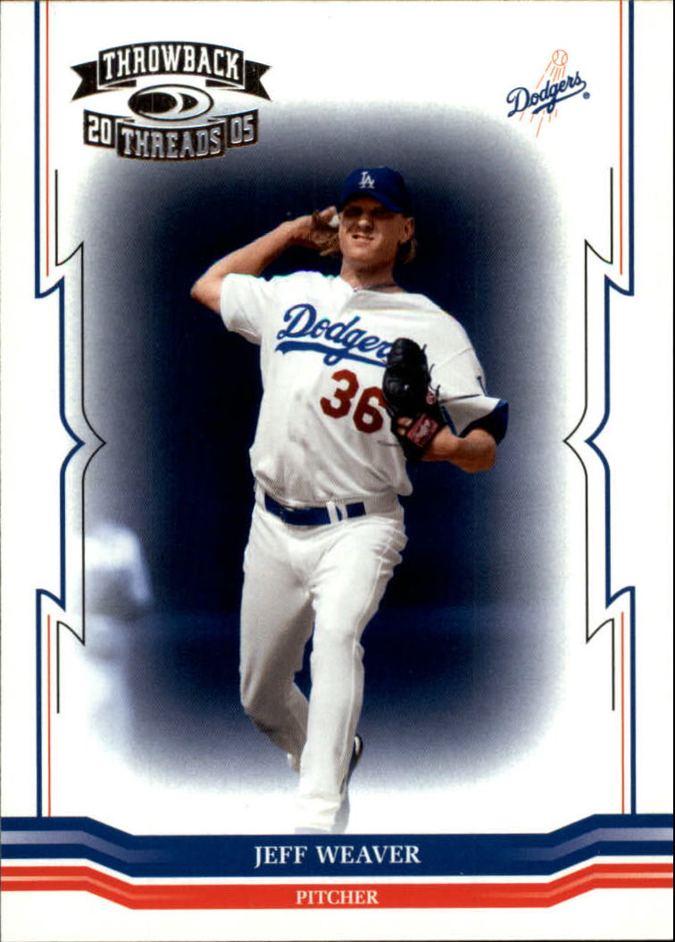 2005 Throwback Threads #69 Jeff Weaver