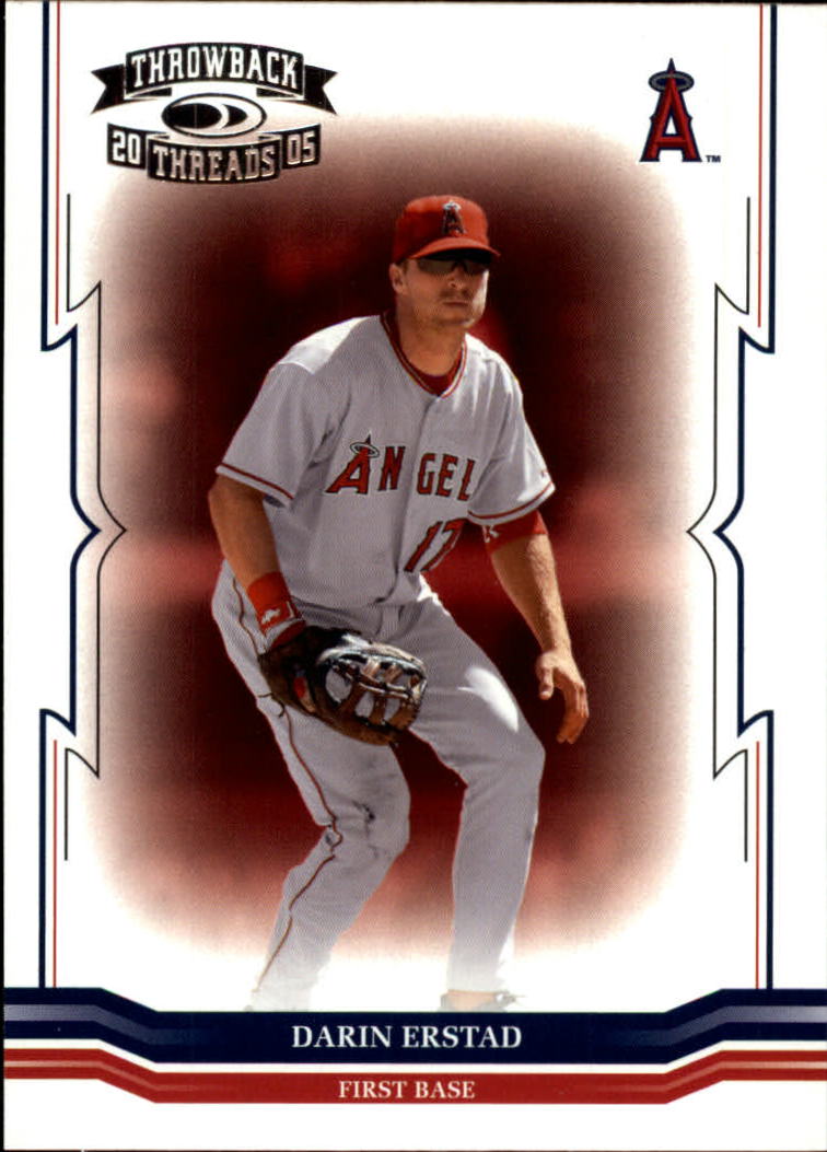 2005 Throwback Threads #166 Darin Erstad