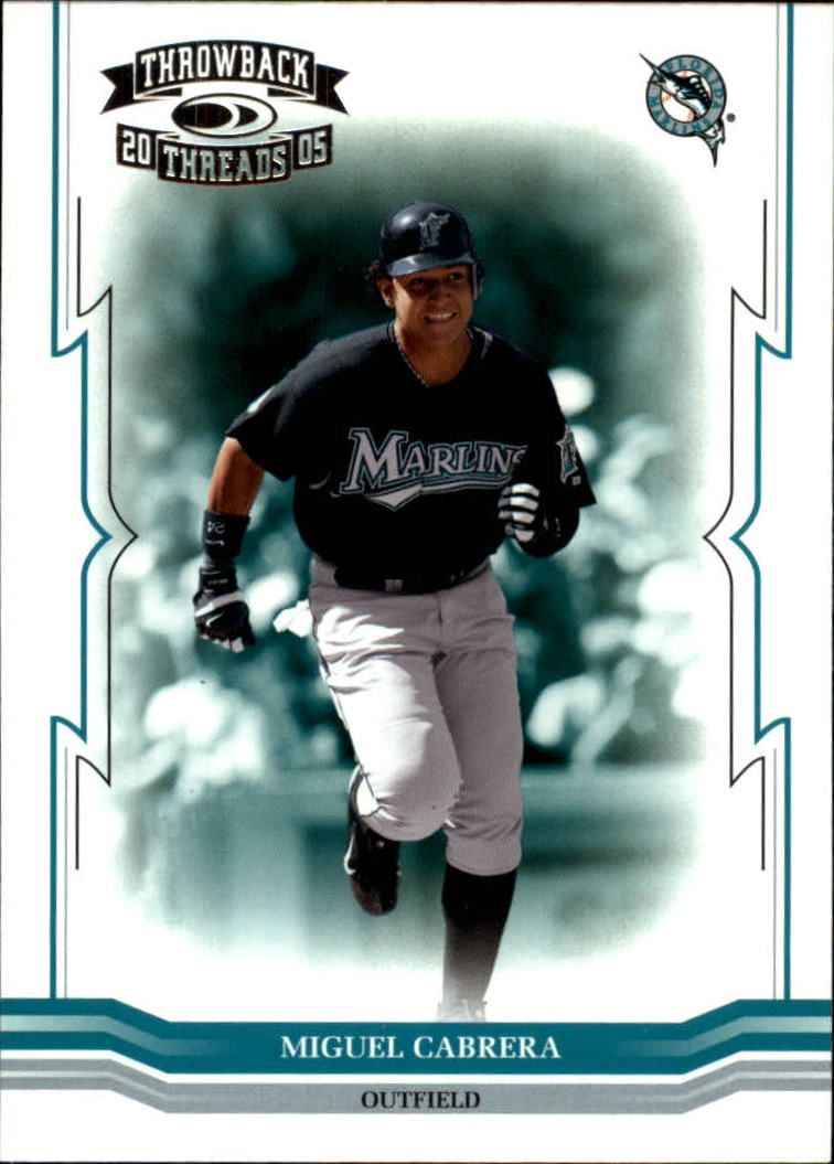 2005 Throwback Threads #174 Miguel Cabrera