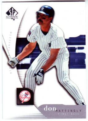 2005 SP Authentic #33 Don Mattingly