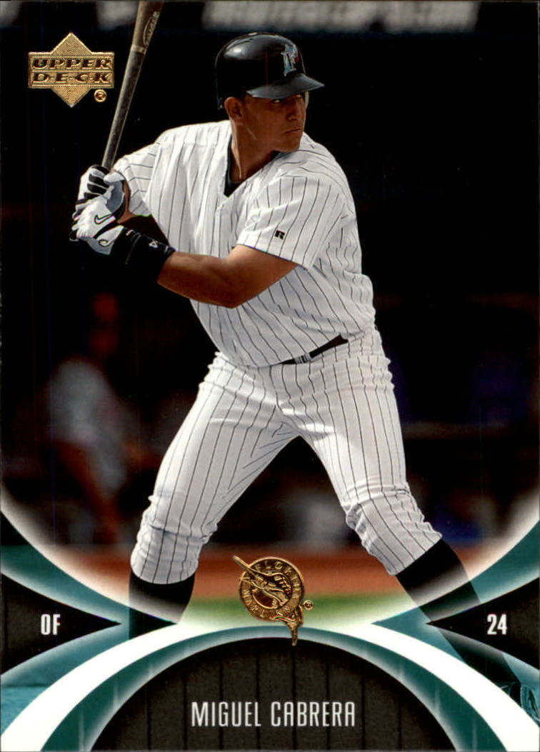 2005 UD Mini Jersey Collection #29 Miguel Cabrera
