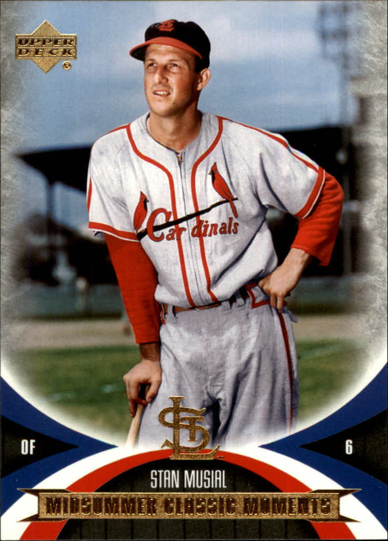 2005 UD Mini Jersey Collection #98 Stan Musial MCM