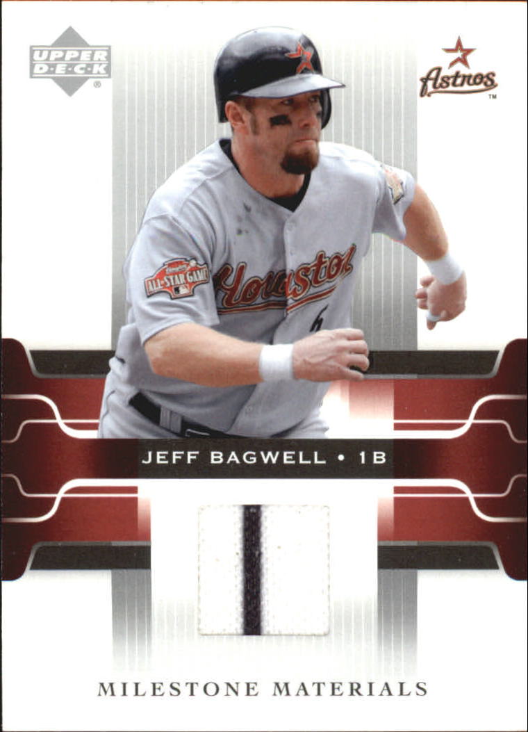 2005 Upper Deck Milestone Materials #BA Jeff Bagwell