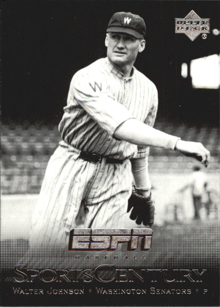 2005 Upper Deck ESPN Sports Century #SC8 Walter Johnson