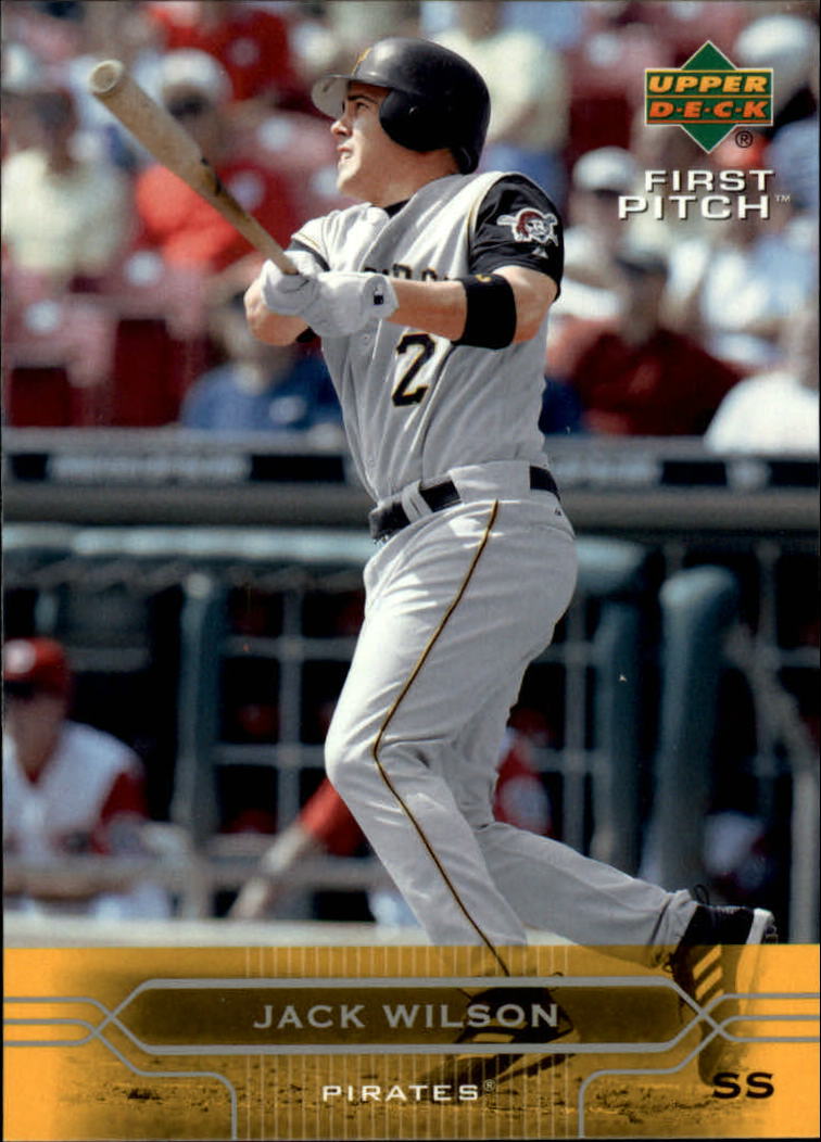 2005 (pirates) upper deck first pitch #157 jack wilson