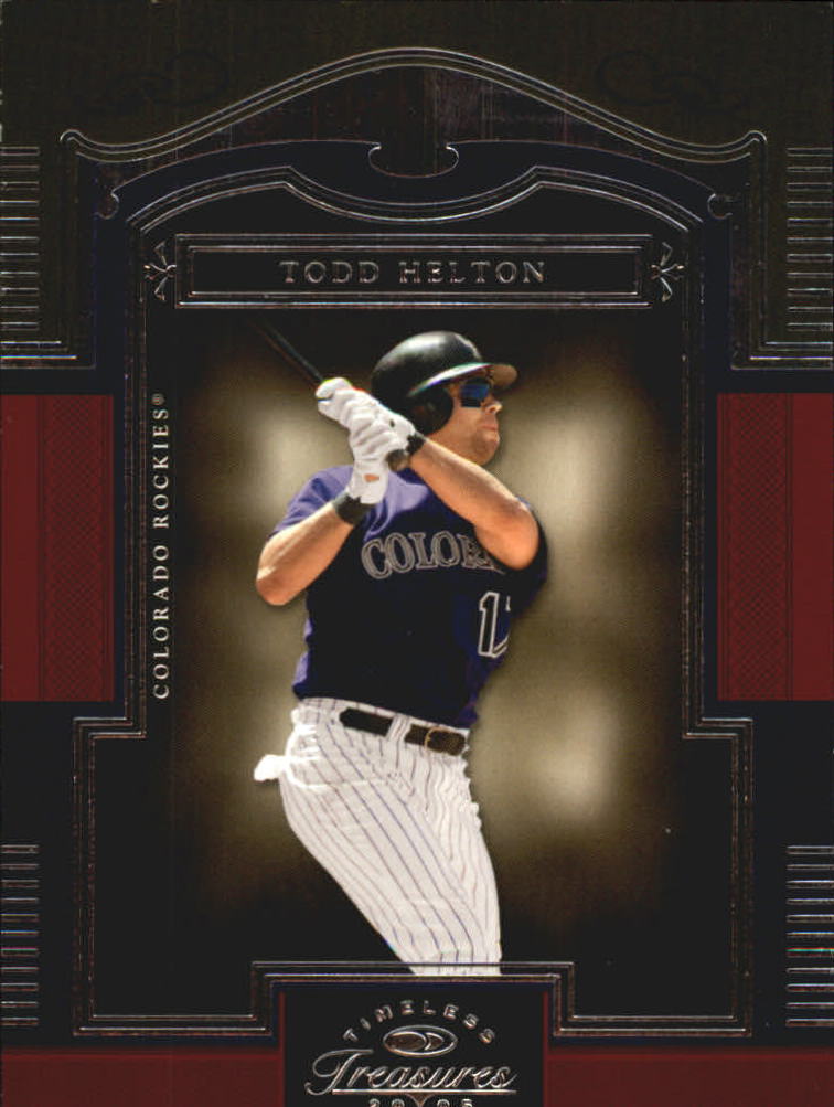 2005 Timeless Treasures #58 Todd Helton