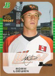 2005 Bowman Draft Gold #124 Adam Loewen PROS