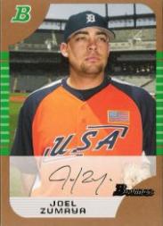 2005 Bowman Draft Gold #131 Joel Zumaya PROS