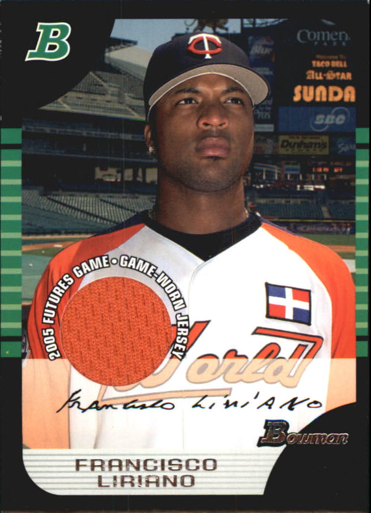 2005 Bowman Draft Futures Game Jersey Relics #121 Francisco Liriano