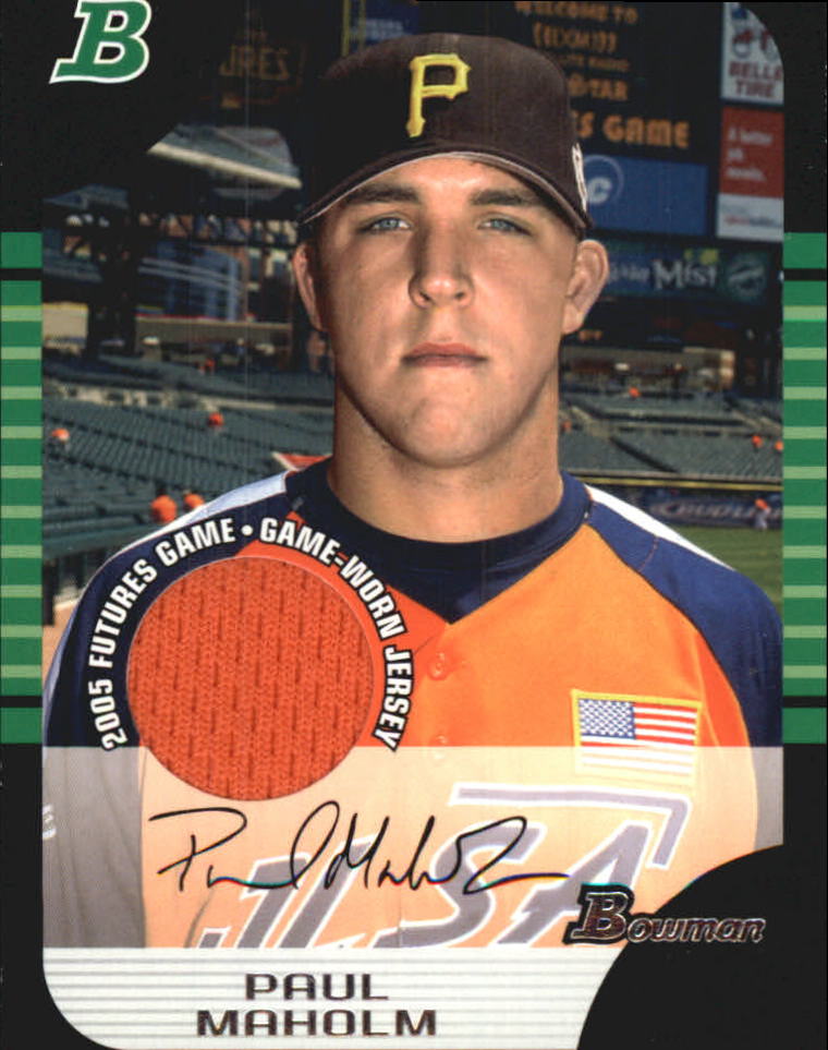 2005 Bowman Draft Futures Game Jersey Relics #127 Paul Maholm