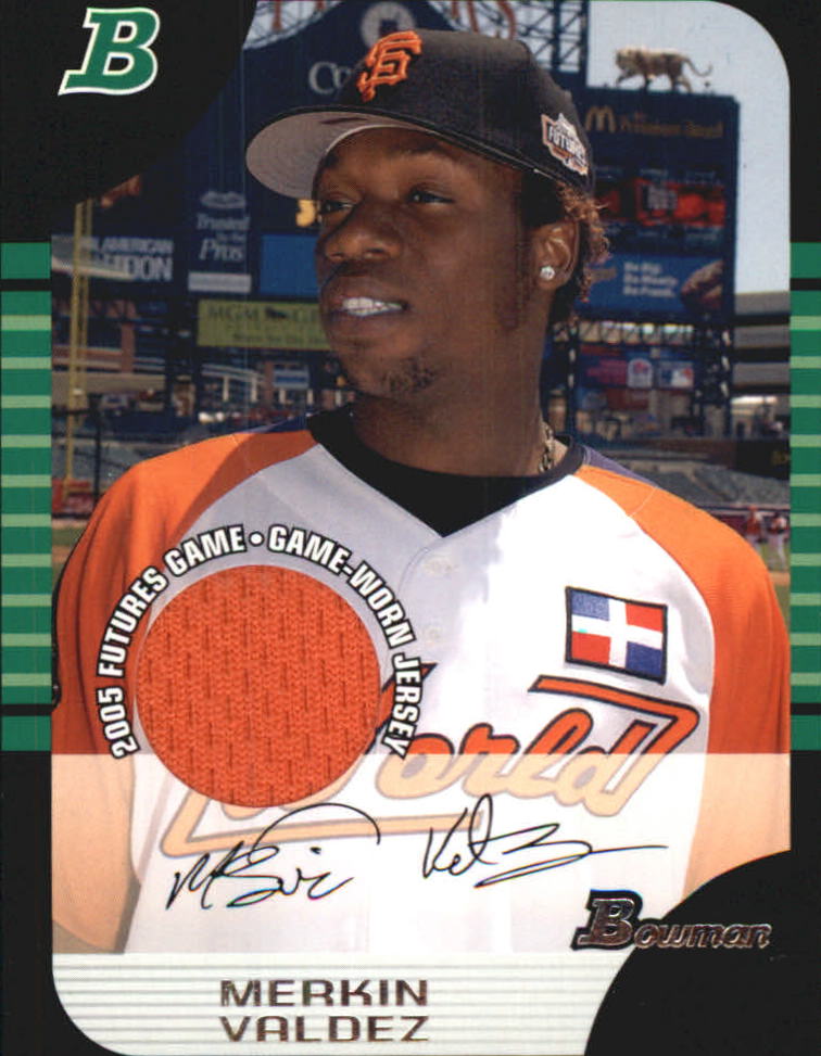 2005 Bowman Draft Futures Game Jersey Relics #132 Merkin Valdez