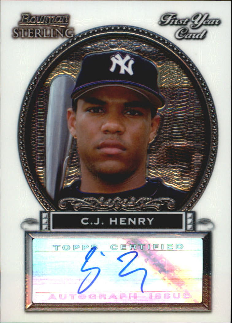 2005 Bowman Sterling #CH C.J. Henry AU B RC