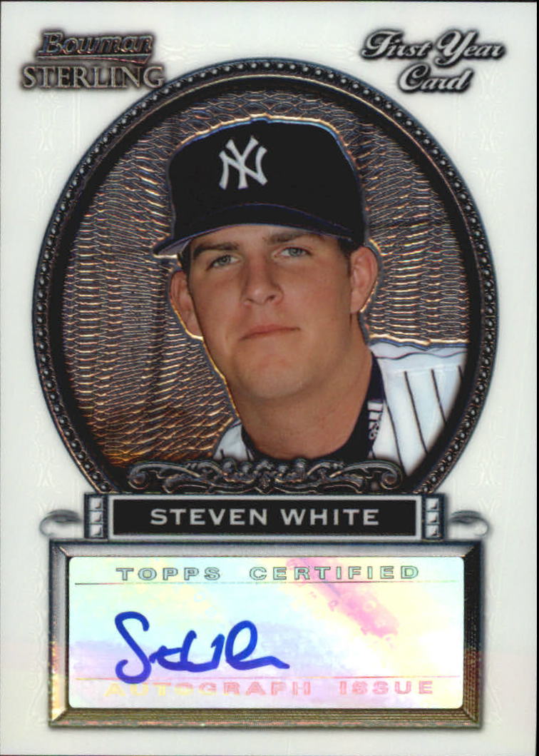 2005 Bowman Sterling #SW Steven White AU B RC
