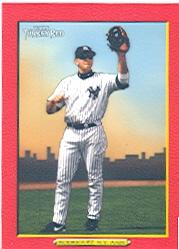 2005 Topps Turkey Red Red #100B Alex Rodriguez w/Glove