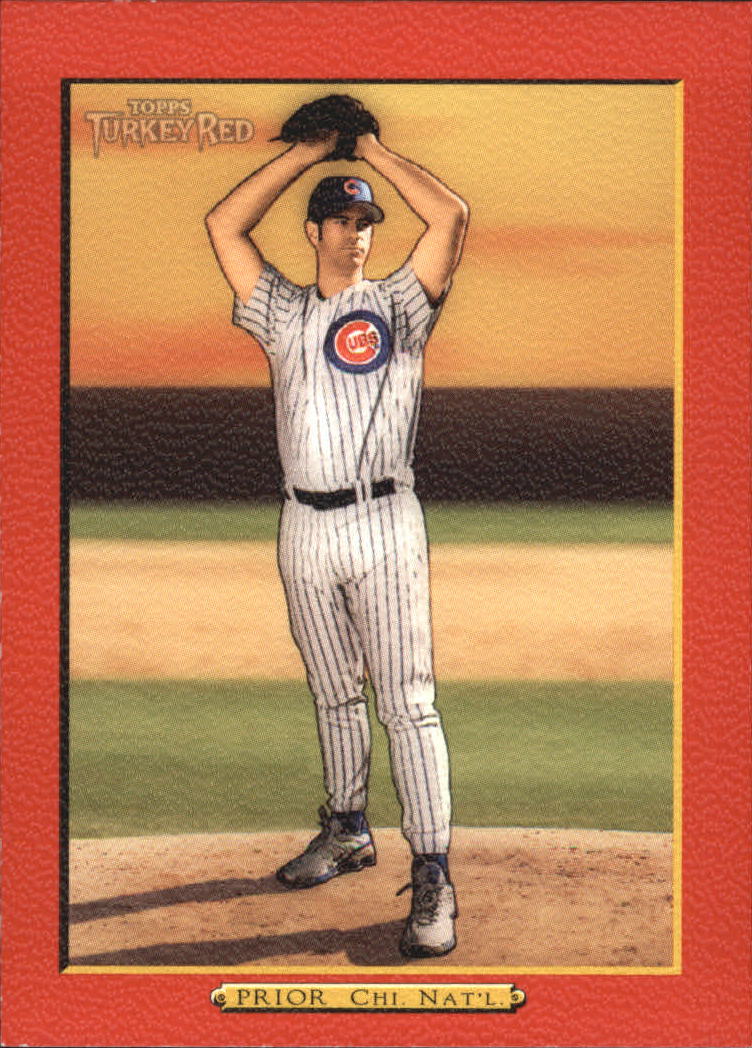 2005 Topps Turkey Red Red #225A Mark Prior Blue Sky