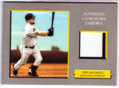 2005 Topps Turkey Red Relics #JB Jeff Bagwell Uni H front image