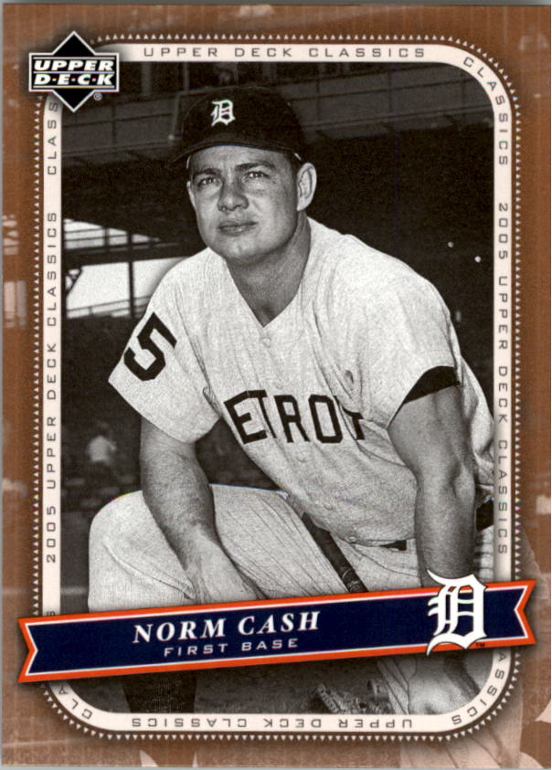 2005 Upper Deck Classics #72 Norm Cash