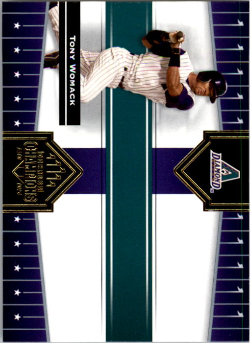 2005 Donruss Champions #104 Tony Womack
