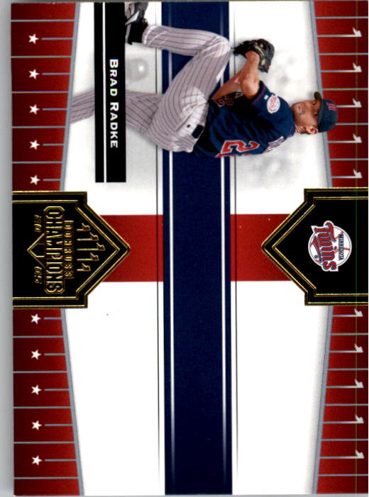 2005 Donruss Champions #123 Brad Radke