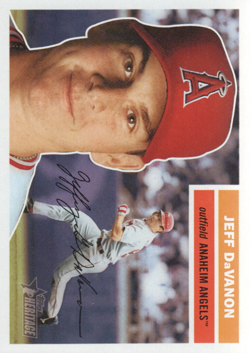 2005 Topps Heritage #201 Jeff DaVanon
