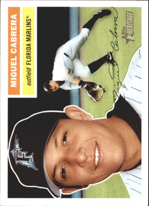 2005 Topps Heritage #314 Miguel Cabrera