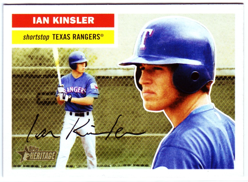 2005 Topps Heritage #341 Ian Kinsler RC