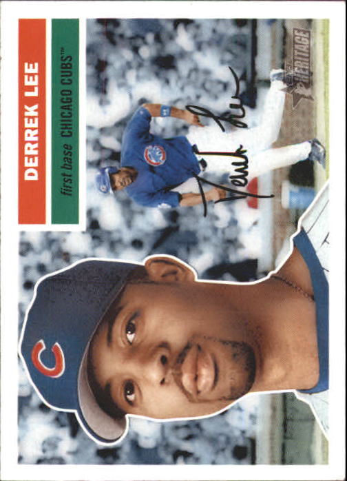 2005 Topps Heritage White Backs #18 Derrek Lee