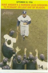 2005 Topps Heritage Flashbacks #DS Duke Snider