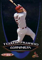 2005 Topps Total Award Winners #AW9 Albert Pujols SS