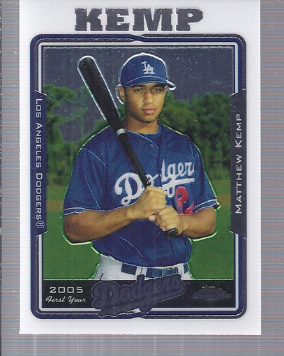 2005 Topps Chrome Update #169 Matthew Kemp FY RC