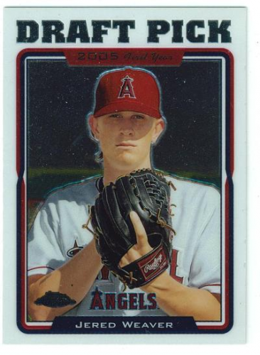 2005 Topps Chrome Update #197 Jered Weaver FY RC
