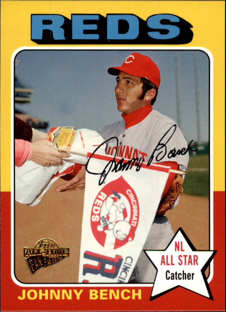 2005 Topps All-Time Fan Favorites #60 Johnny Bench