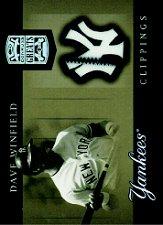 2005 Donruss Greats Yankee Clippings Material #11 Dave Winfield Pants T6
