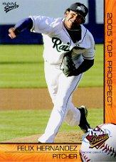 2005 Pacific Coast League Top Prospects Multi-Ad #15 Felix Hernandez