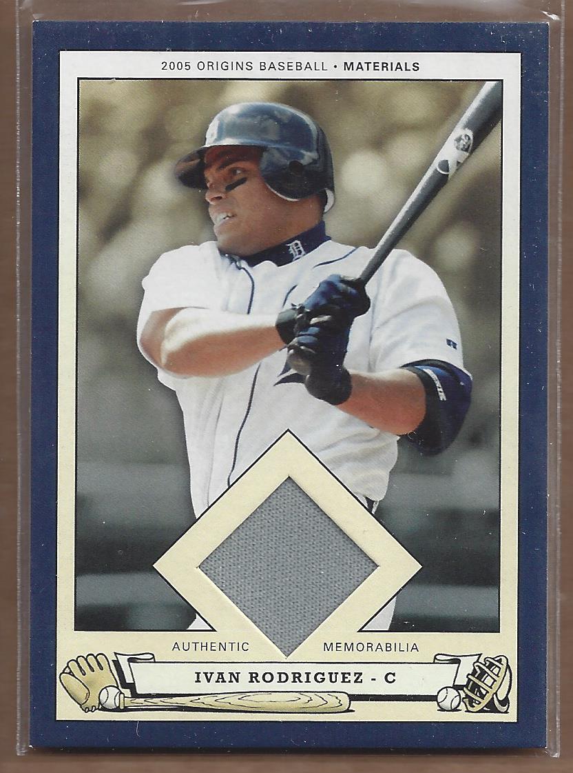 2005 Origins Materials Jersey #IR Ivan Rodriguez