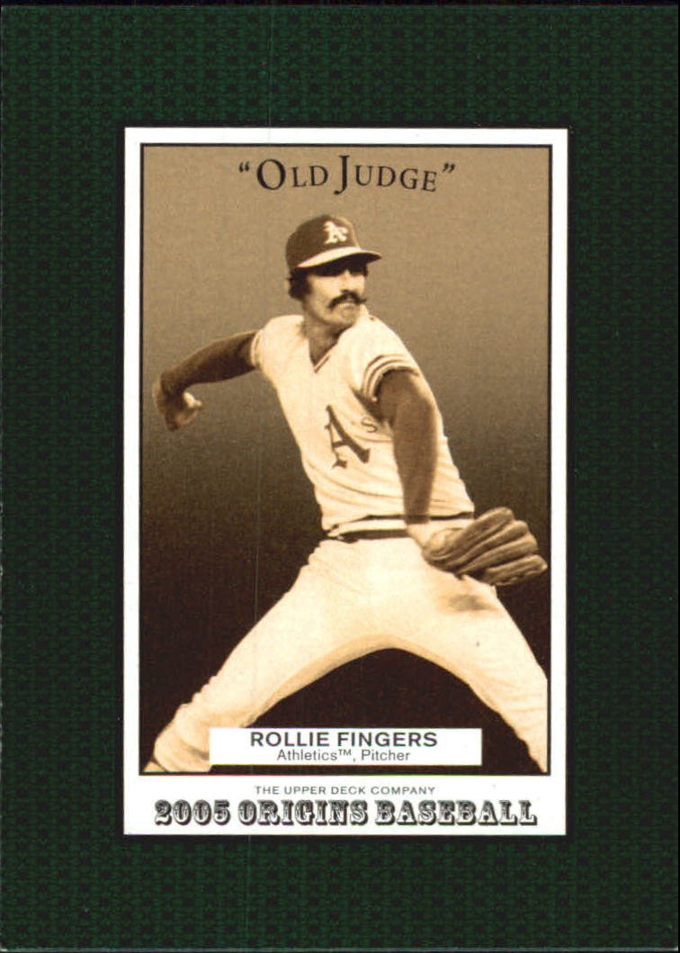 2005 Origins Old Judge #128 Rollie Fingers RET